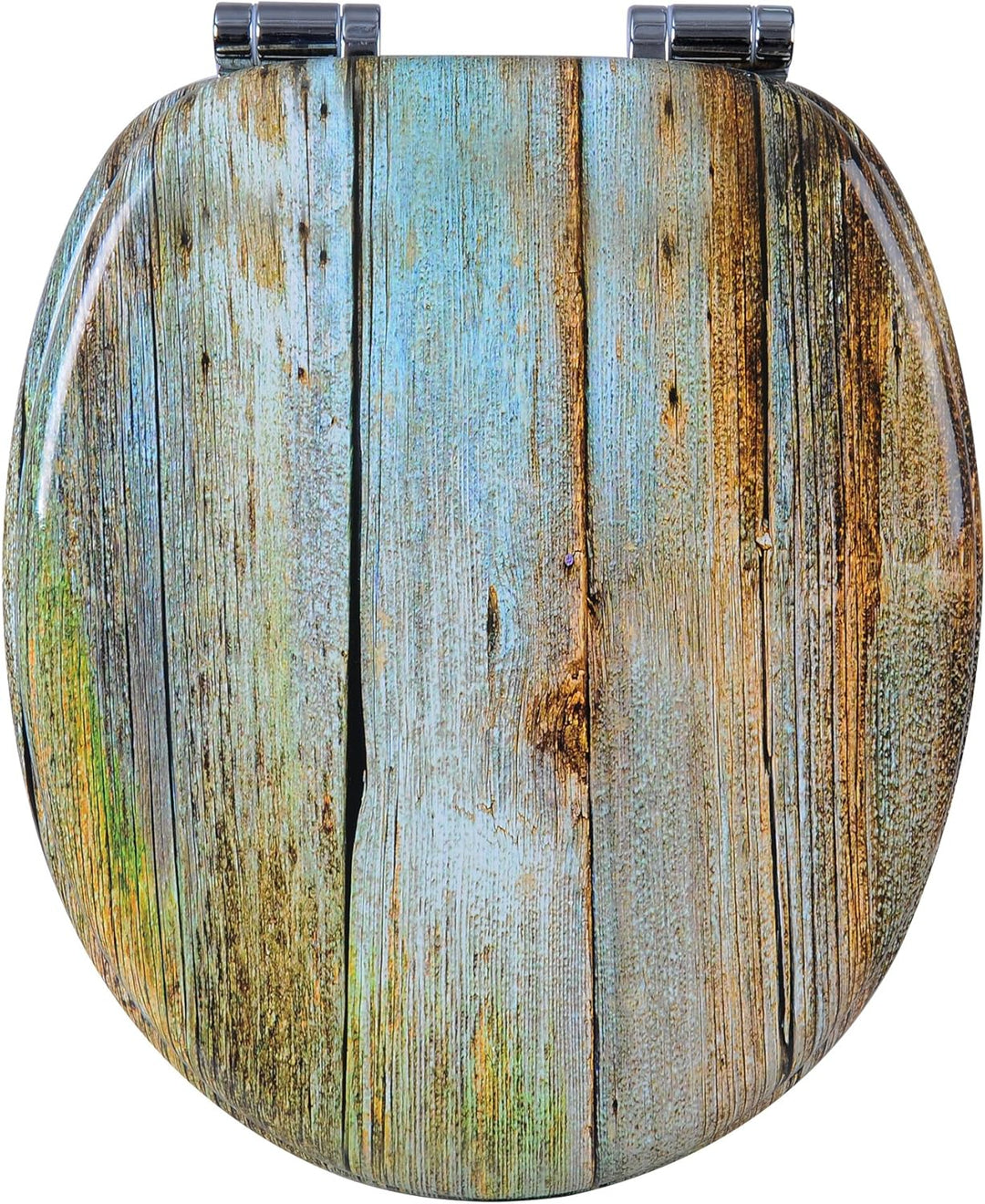 WOLTU #2 Premium WC-Sitz Toilettensitz mit Absenkautomatik, MDF Holzkern, Softclose Scharnier, Antib