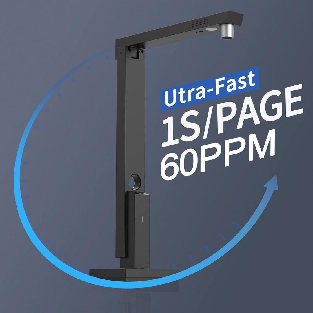 CZUR Lens Pro Tragbarer Dokumentenscanner, 12 MP/330 DPI, schneller Scanner Papierschutz kein Stau/k