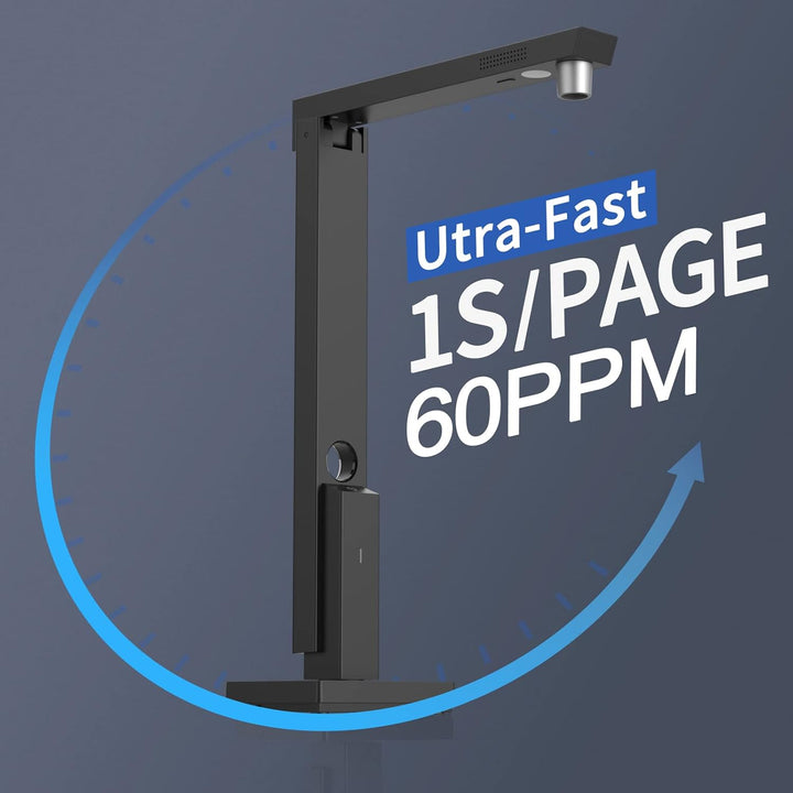 CZUR Lens Pro Tragbarer Dokumentenscanner, 12 MP/330 DPI, schneller Scanner Papierschutz kein Stau/k