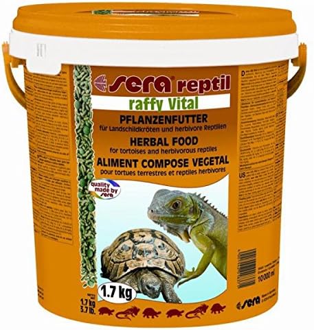 sera Raffy Vital Nature 10 L (1,7 kg) - Schmackhafte Kräutervielfalt für herbivore Reptilien, Landsc