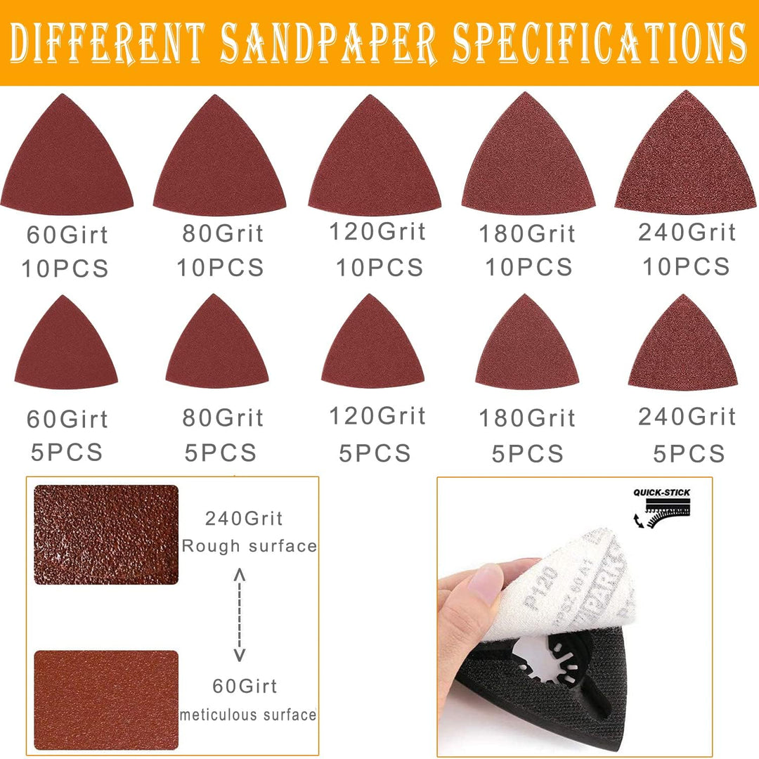 100 stk Sägeblatt Oszillierendes Zubehör Set Multifunktionswerkzeug Zubehör Set für Fein Multimaster