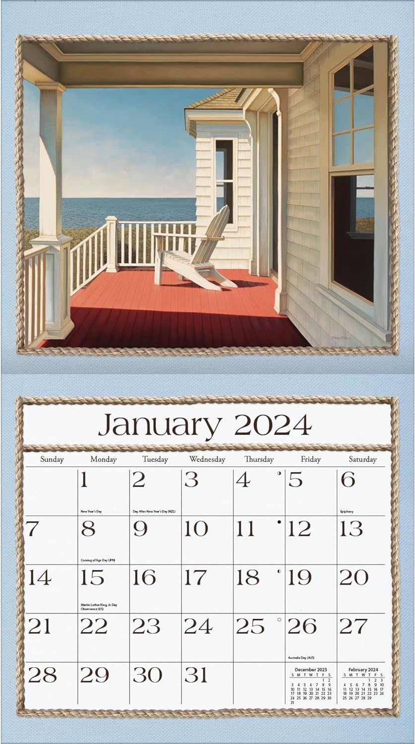 LANG Seaside 2024 Wandkalender (24991001877), 2024