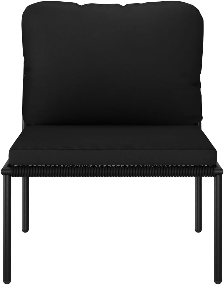 vidaXL Gartenmöbel 3-TLG. mit Auflagen Sitzgruppe Garten Garnitur Lounge Sofa Sitzgarnitur Gartenset