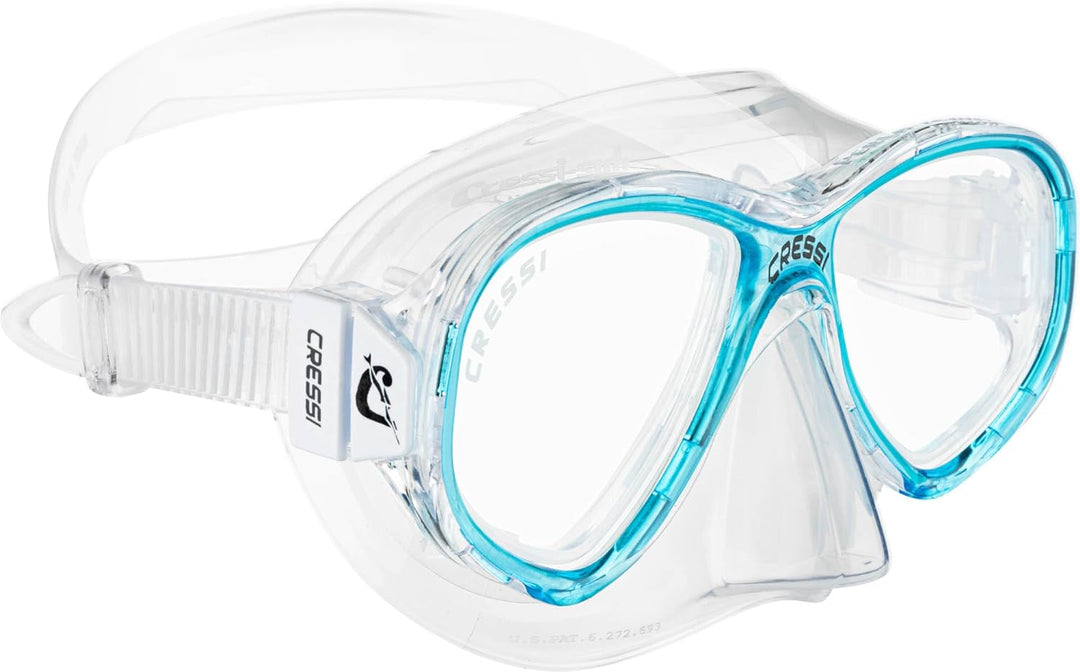 Cressi Perla Jr - Maske oder Combo Set Maske Perla Jr + Schnorchel Minigringo, Einheitsgrösse, Junio