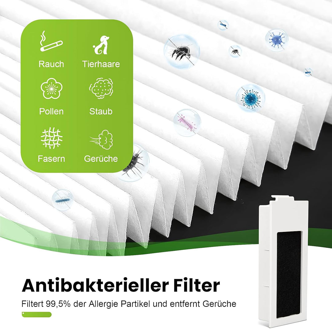 18 Stück Zubehör für Ecovacs Deebot T20 Omni / T20e Omni Saugroboter, 1 Hauptbürste 6 Wischtücher 4