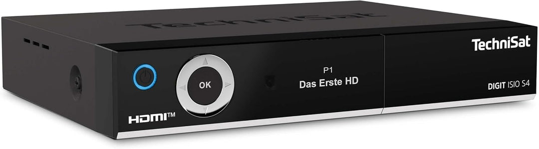 TechniSat DIGIT ISIO S4 – Twin Sat-Receiver mit alphanumerischem Display (HDTV Twin-Tuner, DVB-S2, P