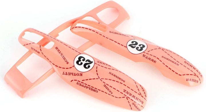 Aramox Autoschlüsselschale, Porsche Pink Pig Key Case Fernbedienung Schlüsselanhänger Abdeckung Trim