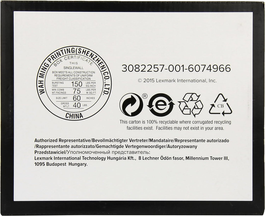 Lexmark 84C2HK0 Original Toner 1er Pack, Schwarz