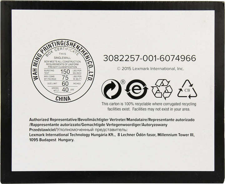 Lexmark 84C2HK0 Original Toner 1er Pack, Schwarz