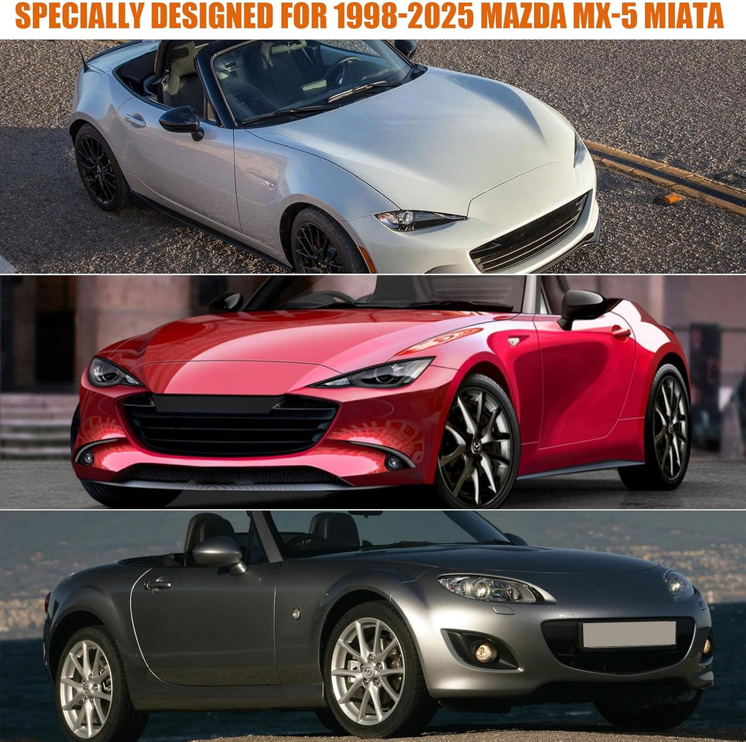 wasserdichte Autoabdeckung Ersatz für Mazda Miata/MX-5 1998–2023 6 Schichten Autoplane Allwetter-Mia