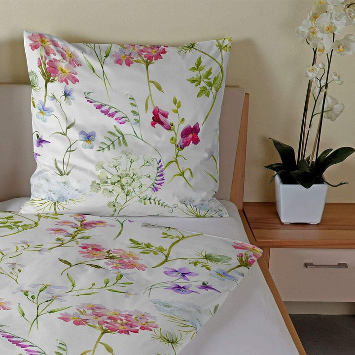 Satin Bettwäsche Florenz 1 Bettbezug 155 x 220 cm + 1 Kissenbezug 80 x 80 cm, 1 Bettbezug 155 x 220