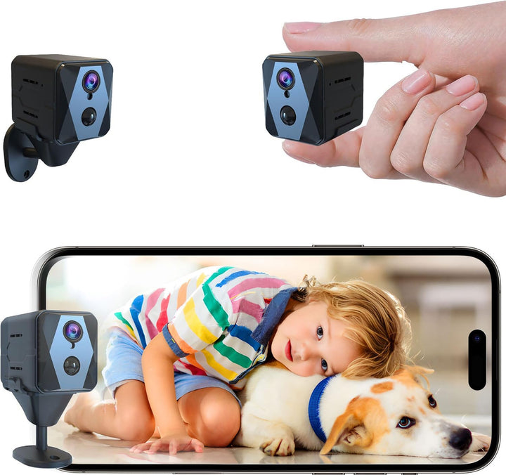 aidowocam Mini Kamera 2K Überwachungskamera Innen WLAN Kamera Überwachung Innen,Kamera Live Übertrag