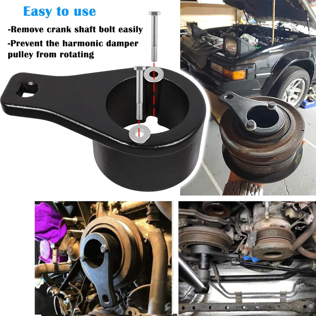 CTcar für Toyota/Lexus Kurbelwelle Dämpfer Riemenscheibe Haltehalter Harmonic Tool mit 2 Kurbelschra