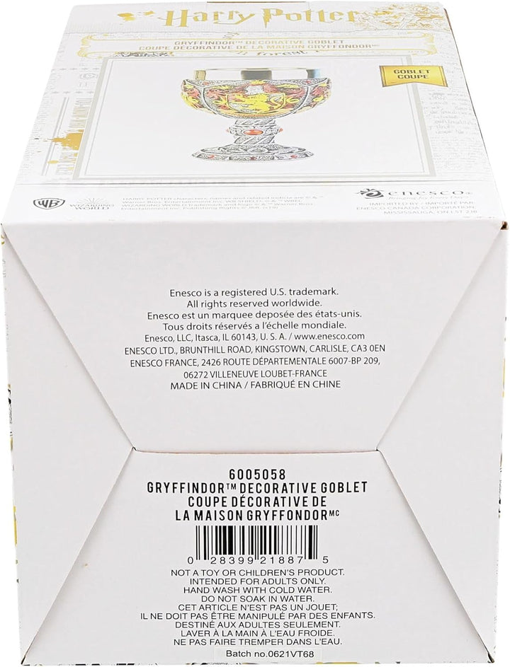 Wizarding World of Harry Potter Gryffindor Decorative Goblet, 1 Stück (1er Pack) Modern, Modern