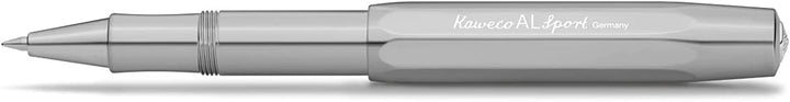Kaweco AL Sport Raw Gel- / Kugelschreiber inklusive 0,7 mm Rollerball Tintenroller Mine für Linkshän