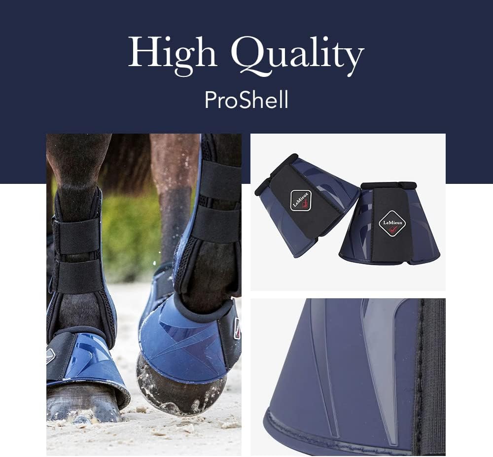 LeMieux Proshell Paar Hufglocken X-Large Schwarz, X-Large Schwarz