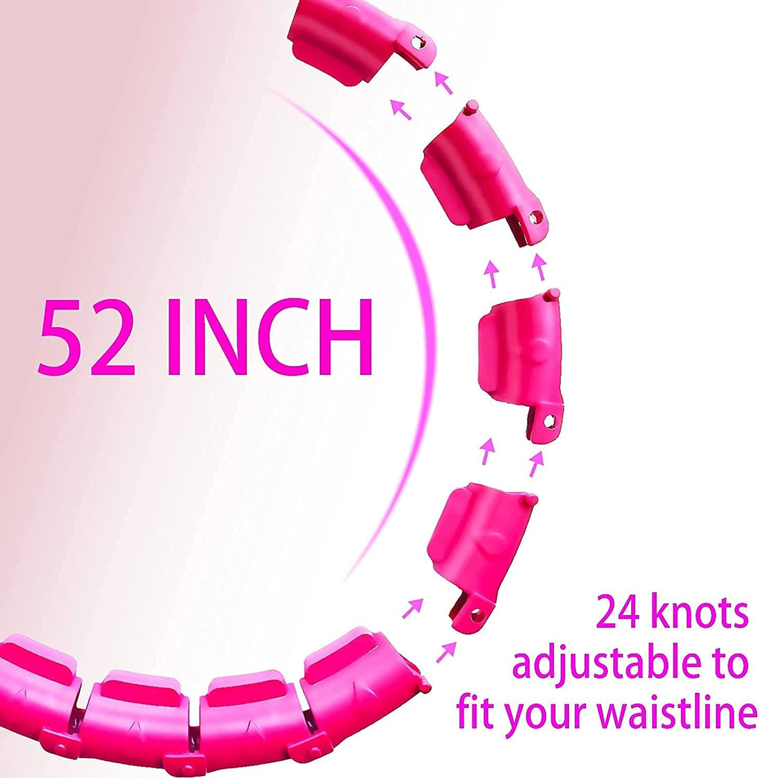 Cretee Will Not Fall Hula Hoop Verstellbarer Hot Waist Worker für Erwachsene Hula Hoops (Taille 55-1