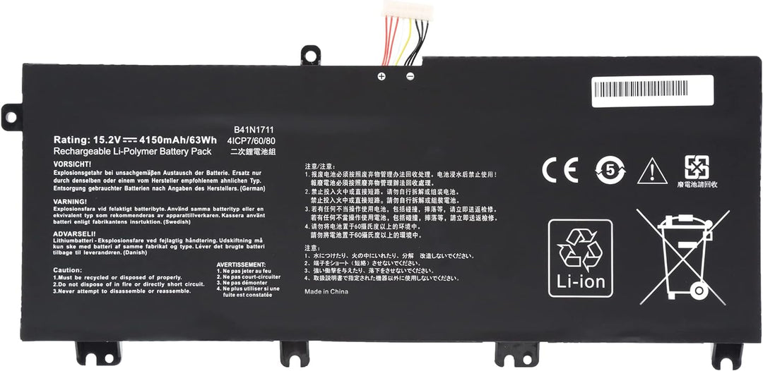 BLESYS B41N1711 Akku für ASUS TUF Gaming FX705DD FX705DT FX705DU FX705DY FX705GD FX705GE FX705GM PX7