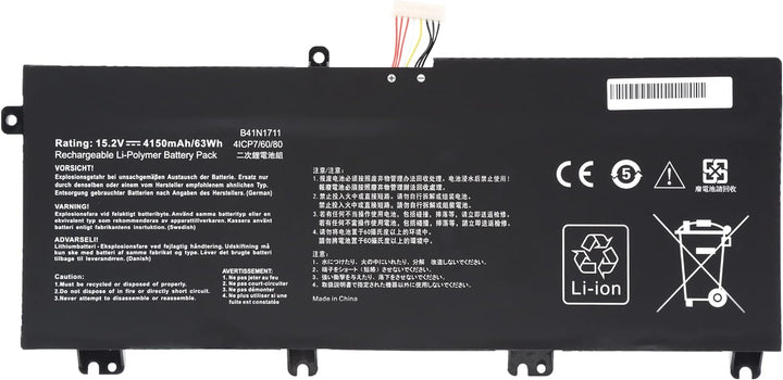 BLESYS B41N1711 Akku für ASUS TUF Gaming FX705DD FX705DT FX705DU FX705DY FX705GD FX705GE FX705GM PX7