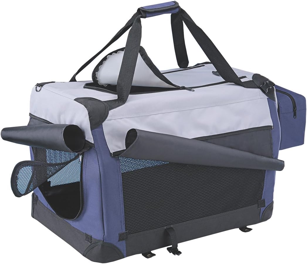 Nobby Traveller PLUS blau / grau L x B x H: 50 x 35 x 35 cm Grau S: 50 x 35 x 35 cm, Grau S: 50 x 35