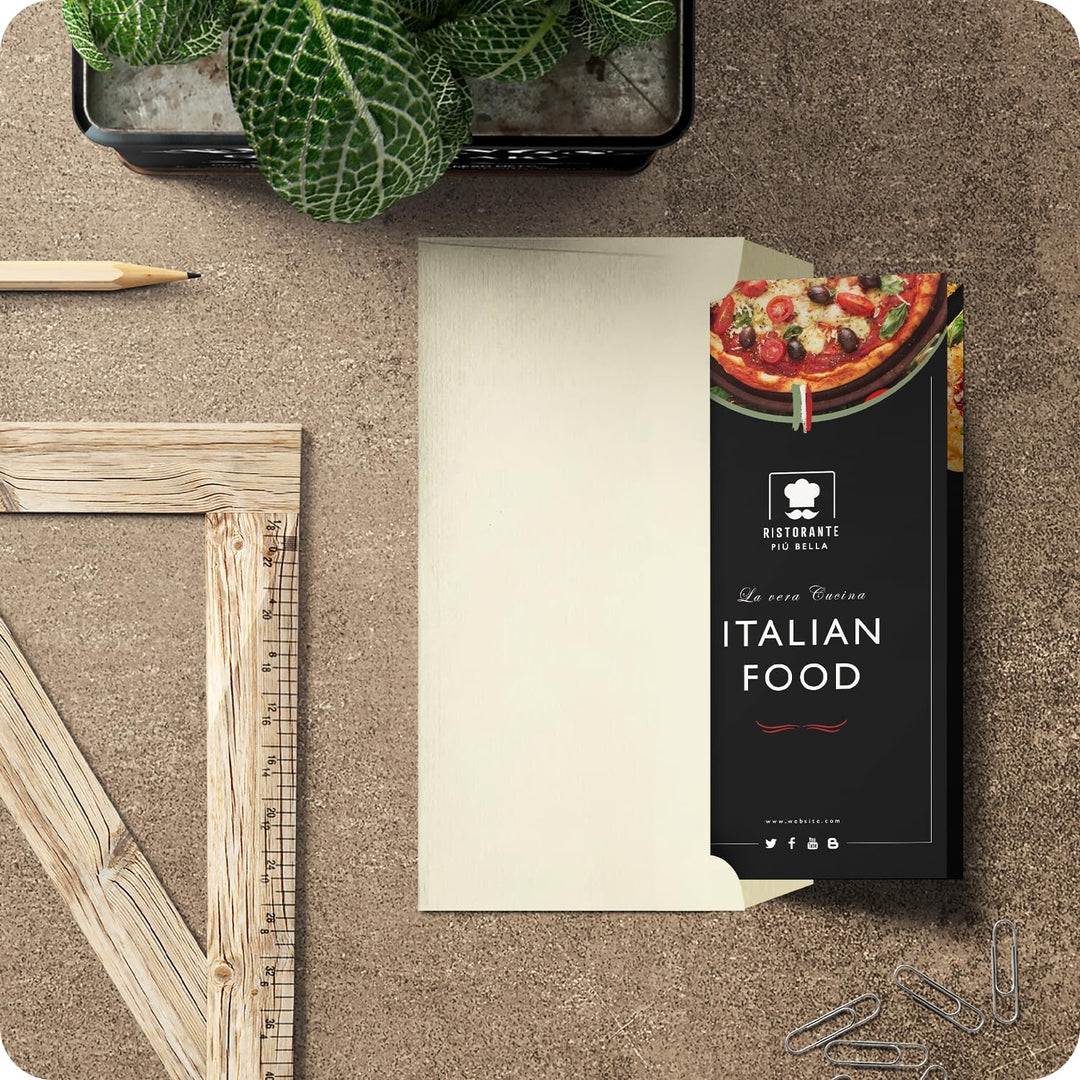 Netuno 100 Ecru DIN lang Briefumschläge geripptes Papier 11 x 22 cm 120g Aster Laid Ivory DL Umschlä