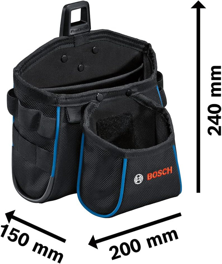 Bosch Professional Gürteltasche/Holster GWT 2 (ProClick System; für Bosch Professional Werkzeuggürte