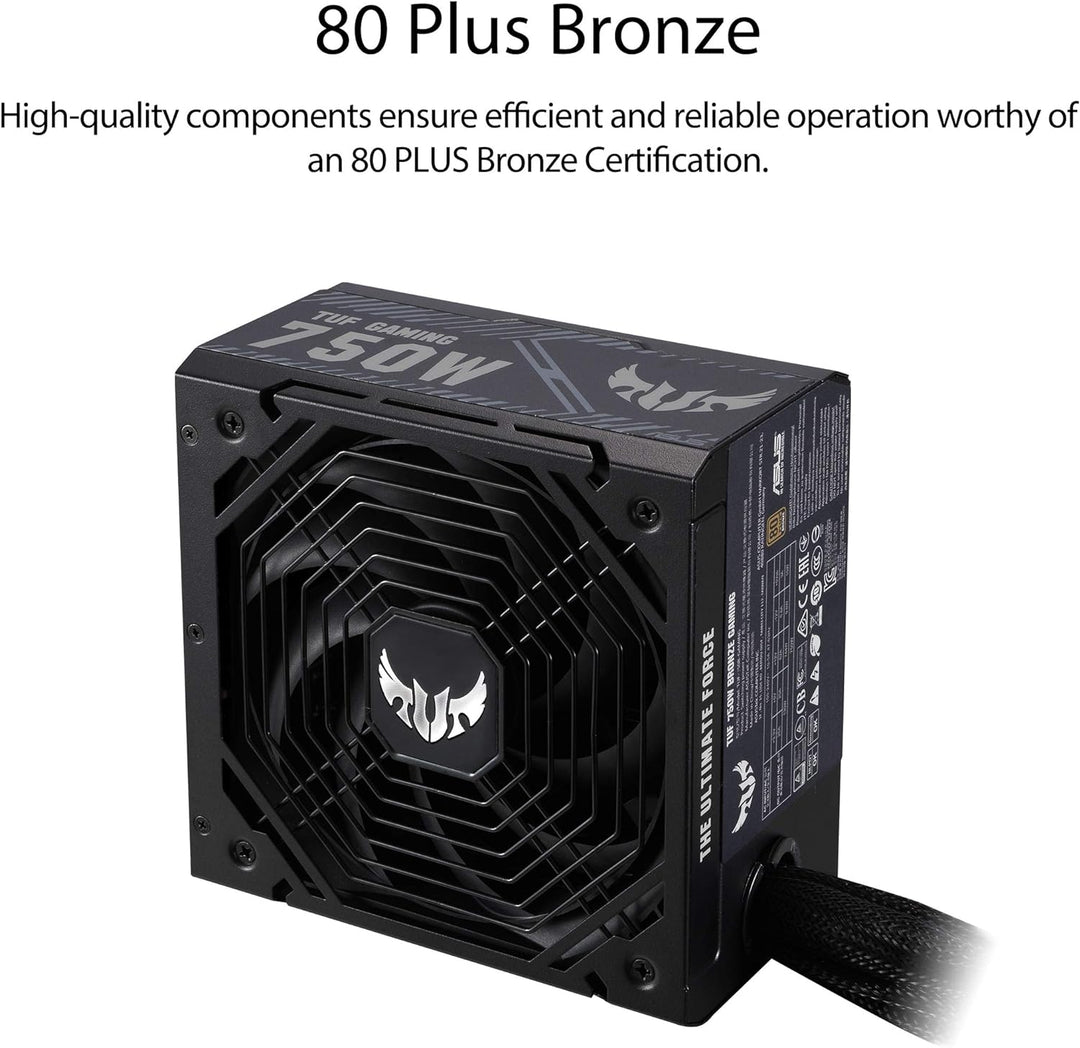 ASUS TUF Gaming 750W Bronze Netzteil (750 Watt, 0dB-Technologie, 80cm 8-Pin CPU-Anschluss (EPS 12V),