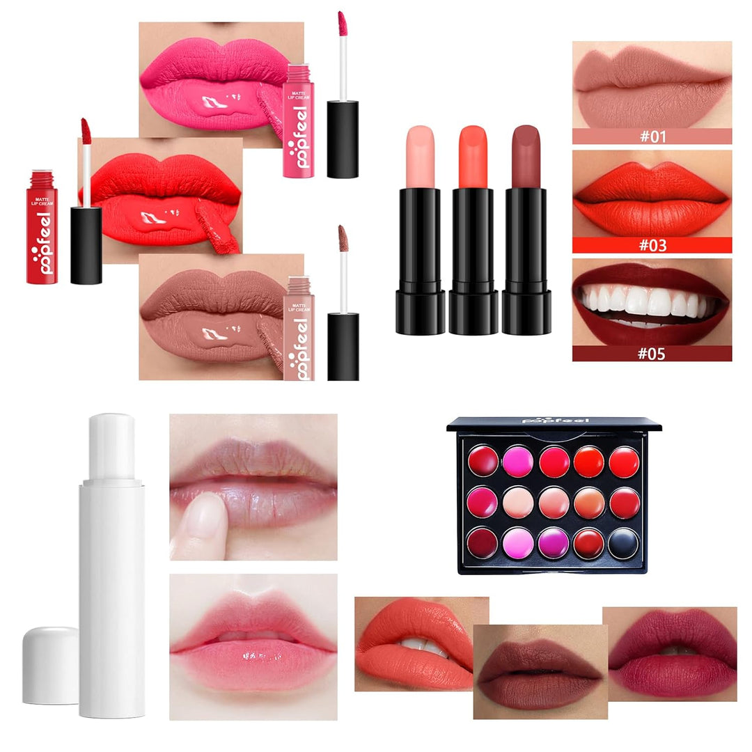 CHSEEA Make-up-Set, Lidschatten, Augen, Make-up, Geschenk-Box, Make-up-Koffer, Make-up-Set, Make-up-