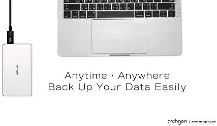 Archgon X70 480GB Titanium Thunderbolt 3 Portable External PCIE SSD (up to R/W 1600/1100 MB/s) nur f