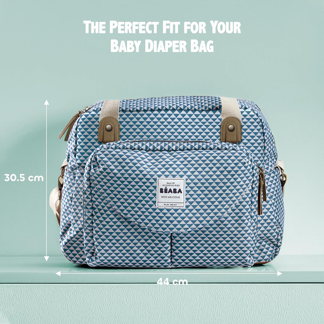 Béaba – Wickeltasche Genève II – Modulierbar, vielfältige Staumöglichkeiten – Vordertasche, Wickelun