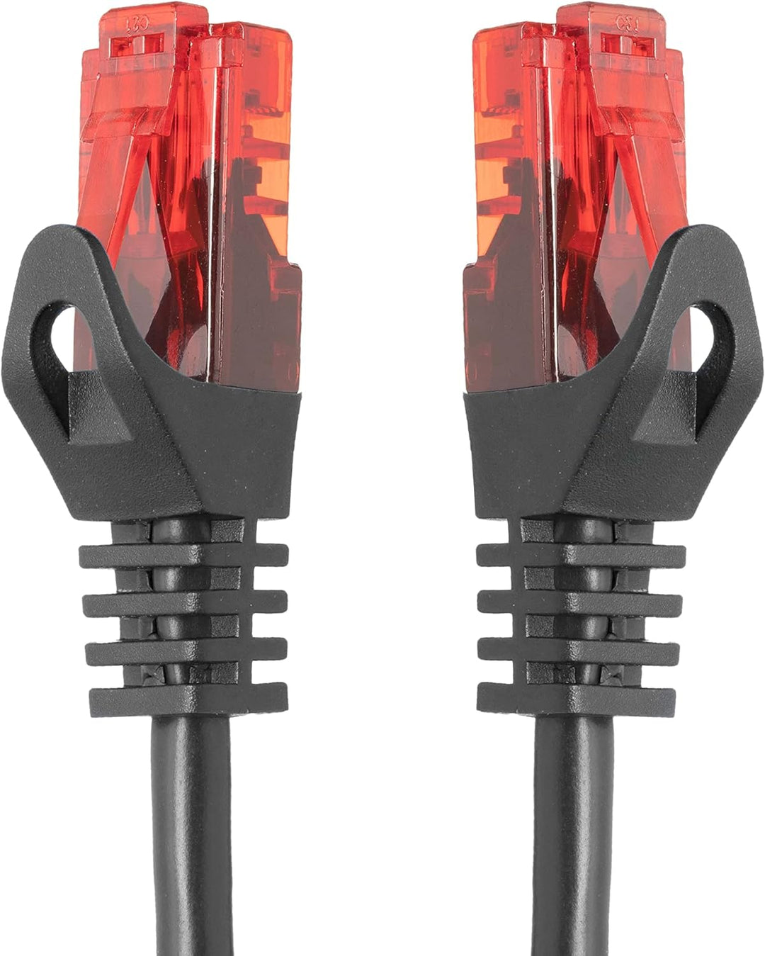 BIGtec - 10 Stück - 15m Gigabit Netzwerkkabel Patchkabel Ethernet LAN DSL Patch Kabel schwarz ( 2x R