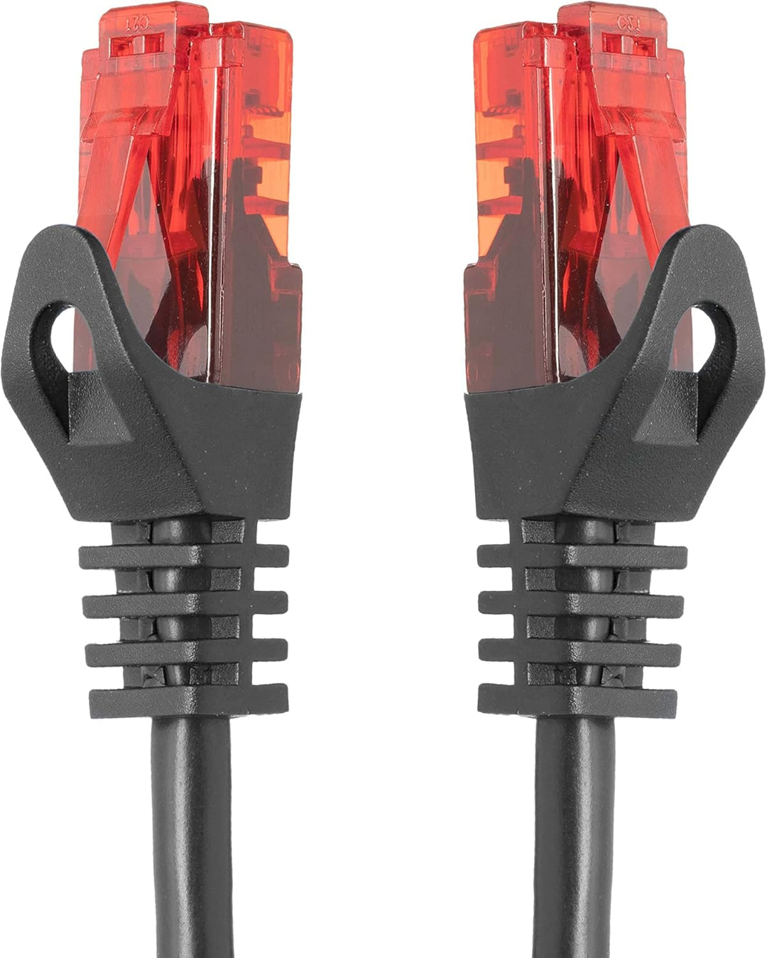 BIGtec - 10 Stück - 30m Gigabit Netzwerkkabel Patchkabel Ethernet LAN DSL Patch Kabel schwarz (2x RJ