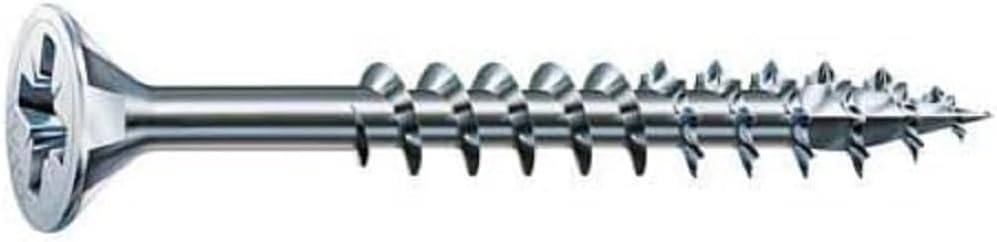 SPAX Universalschraube, 4,0 x 60 mm, 500 Stück, Kreuzschlitz Z2, Senkkopf, Teilgewinde, 4CUT, WIROX