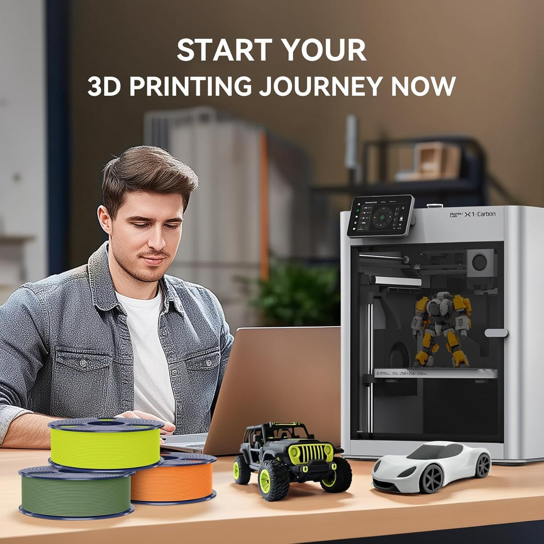 SUNLU Matt PLA Filament Bundle Mehrfarbig, 250g PLA 3D Drucker Filament 1.75mm, 0.25kg/Spule,8 Packu