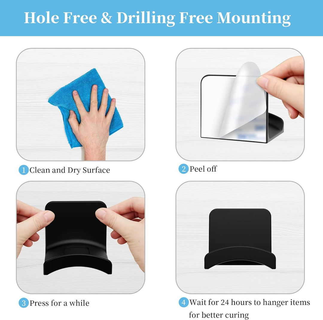 Cozycase Universal Kopfhörer Halter mit starkem Klebeband Premium Headset Halterung Wandhalterung TP