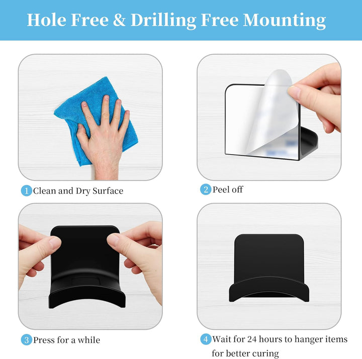 Cozycase Universal Kopfhörer Halter mit starkem Klebeband Premium Headset Halterung Wandhalterung TP