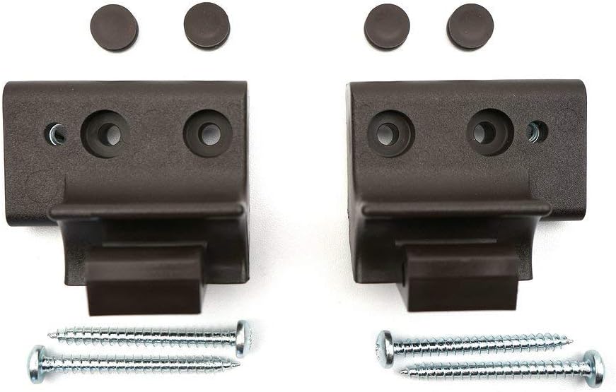 WDF-Service GmbH Ersatzteil für Braas Atelier-Fenster, Griffkonsolen-Set AF 86`/BA, braun