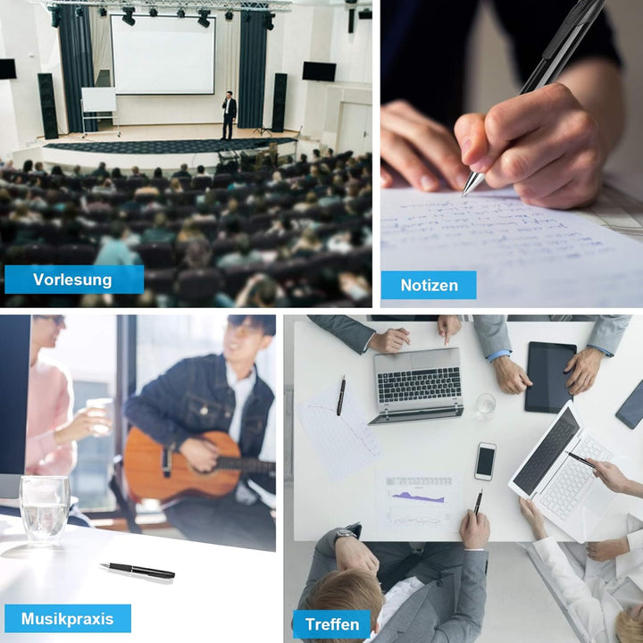KAMREA Mini Stift Kamera, HD 1080P Tragbare Überwachungskamera, Videokamera mit Audio für Unterricht