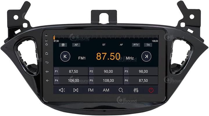 Costum fit Autoradio für Opel Corsa E Android GPS Bluetooth WiFi Dab USB Full HD Touchscreen Display