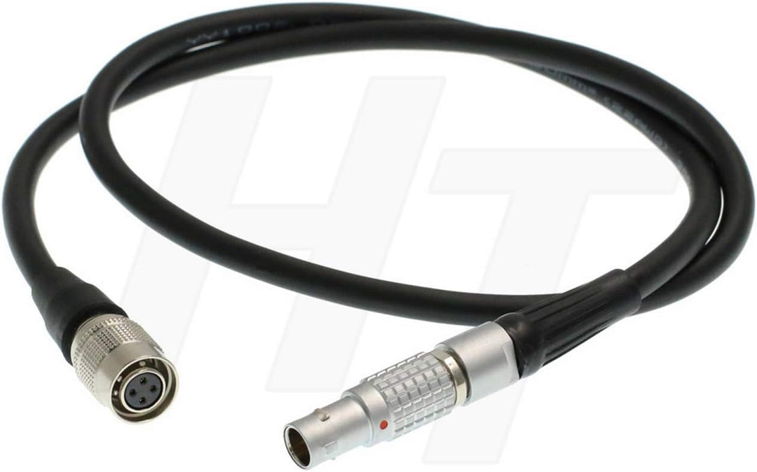 HangTon 12V 2 Pin to Hirose 4 Pin weibliches Stromkabel für Alexa Camera to Convergent Design Gemini