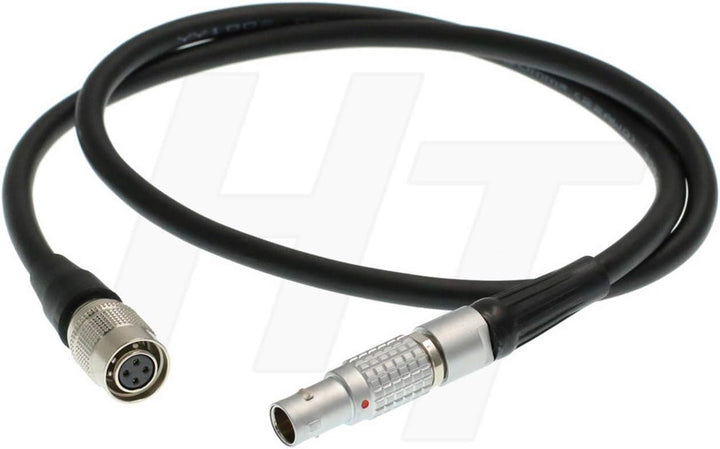 HangTon 12V 2 Pin to Hirose 4 Pin weibliches Stromkabel für Alexa Camera to Convergent Design Gemini