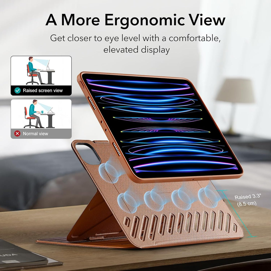 ESR für iPad Pro 11 Hülle (2022/2021/2020/2018), abnehmbare magnetische Abdeckung, Verstellbarer Hoc
