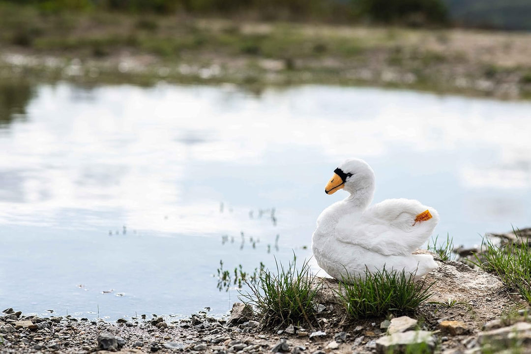 Steiff Kuscheltier Teddies for Tomorrow Schana Schwan, Süsses Stofftier, Jungen, Mädchen & Babys ab