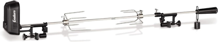 Enders® Grillspiess Pro, aus Edelstahl, werkzeuglose Montage, Belastung bis zu 10kg, laufruhiger Ele