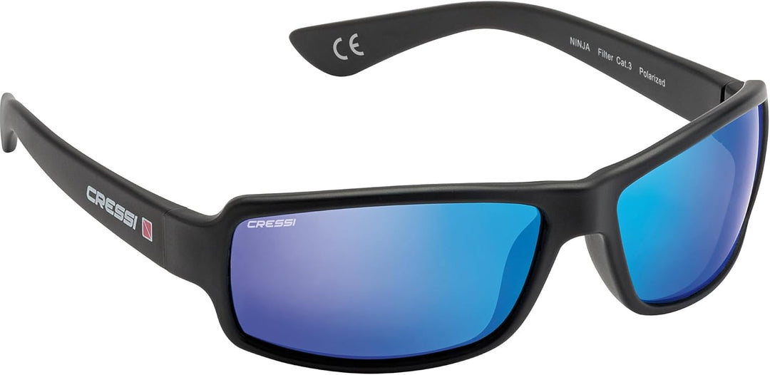 Cressi Ninja - Polarisierte Sonnenbrille Herren und Sonnenbrille Damen, Entspiegelte Gläser Wasserab
