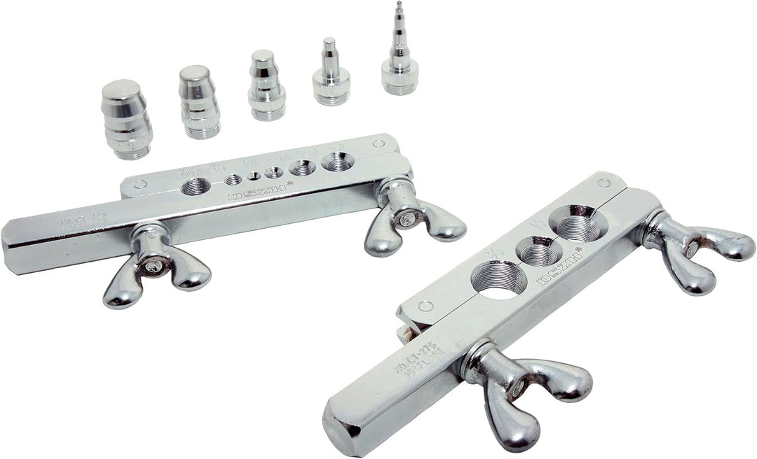 Bördelwerkzeug Basic für Kältemittelleitung 1/8-3/16-1/4-5/16-3/8-7/16-1/2-5/8-3/4 Zoll, Bördelwerkz