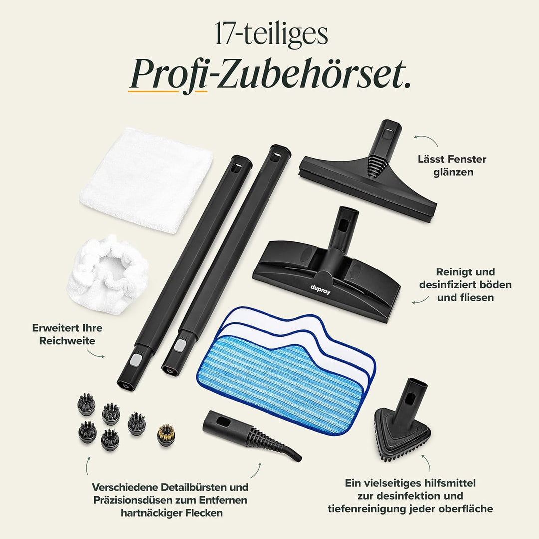 Der Dupray Neat Dampfreiniger ist der beste Mehrzweckdampfreiniger für anspruchsvolle Einsätze auf B