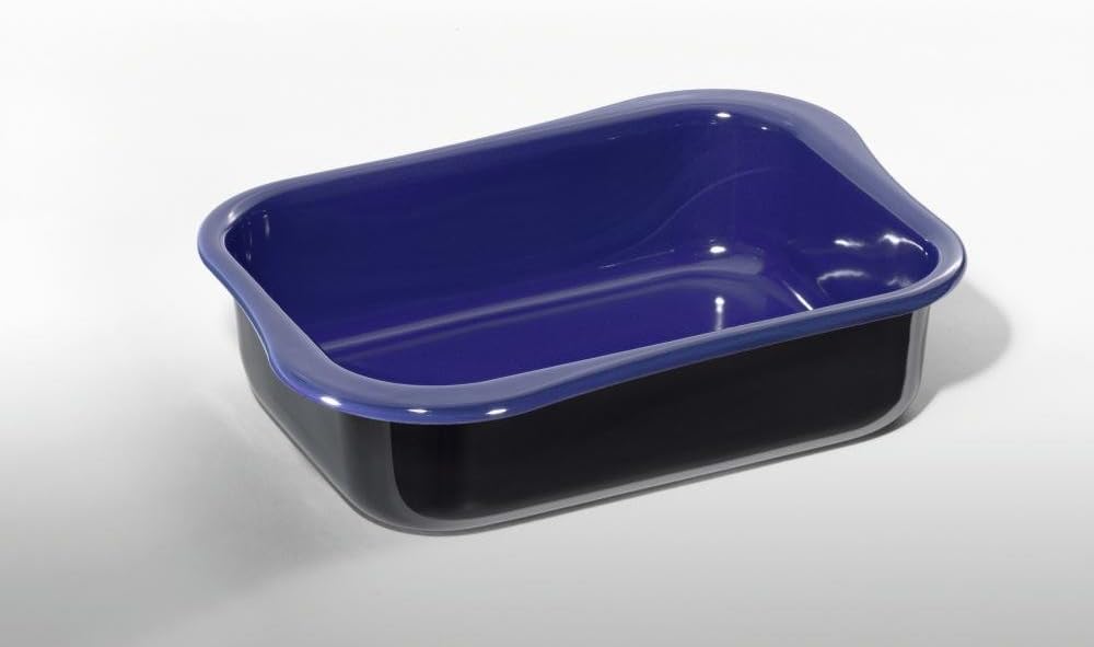 Riess, 0431-025, Wavehandle Bratpfanne, CLASSIC - SCHWARZ/BLAU, Masse 36 x 26,5 cm, Höhe 9.8 cm, Ema