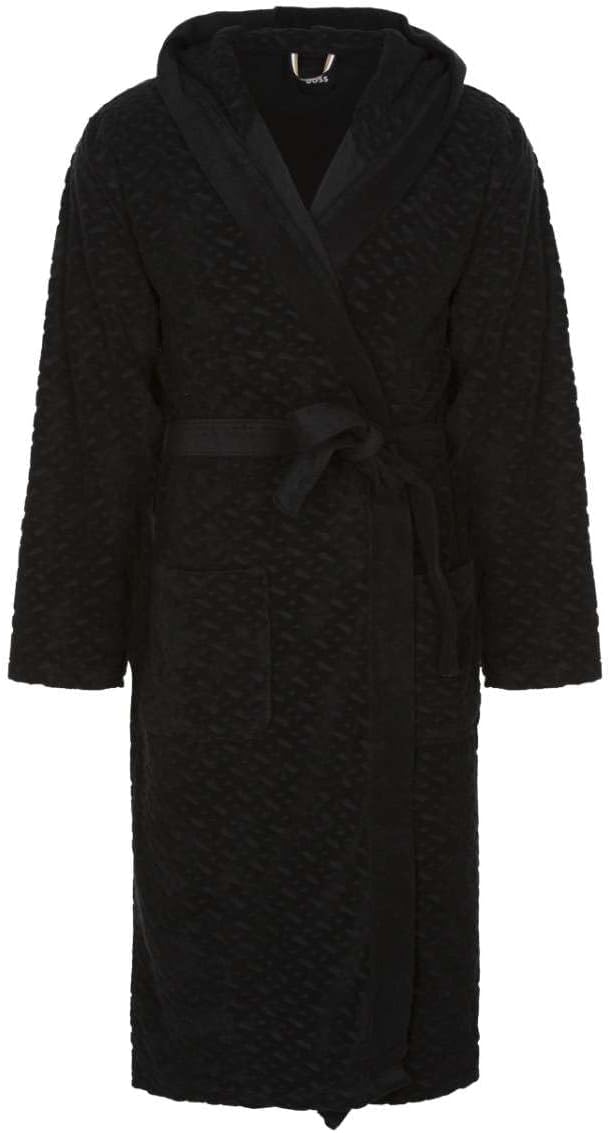 BOSS Herren Fashion Robe Dressing_Gown M Schwarz, M Schwarz