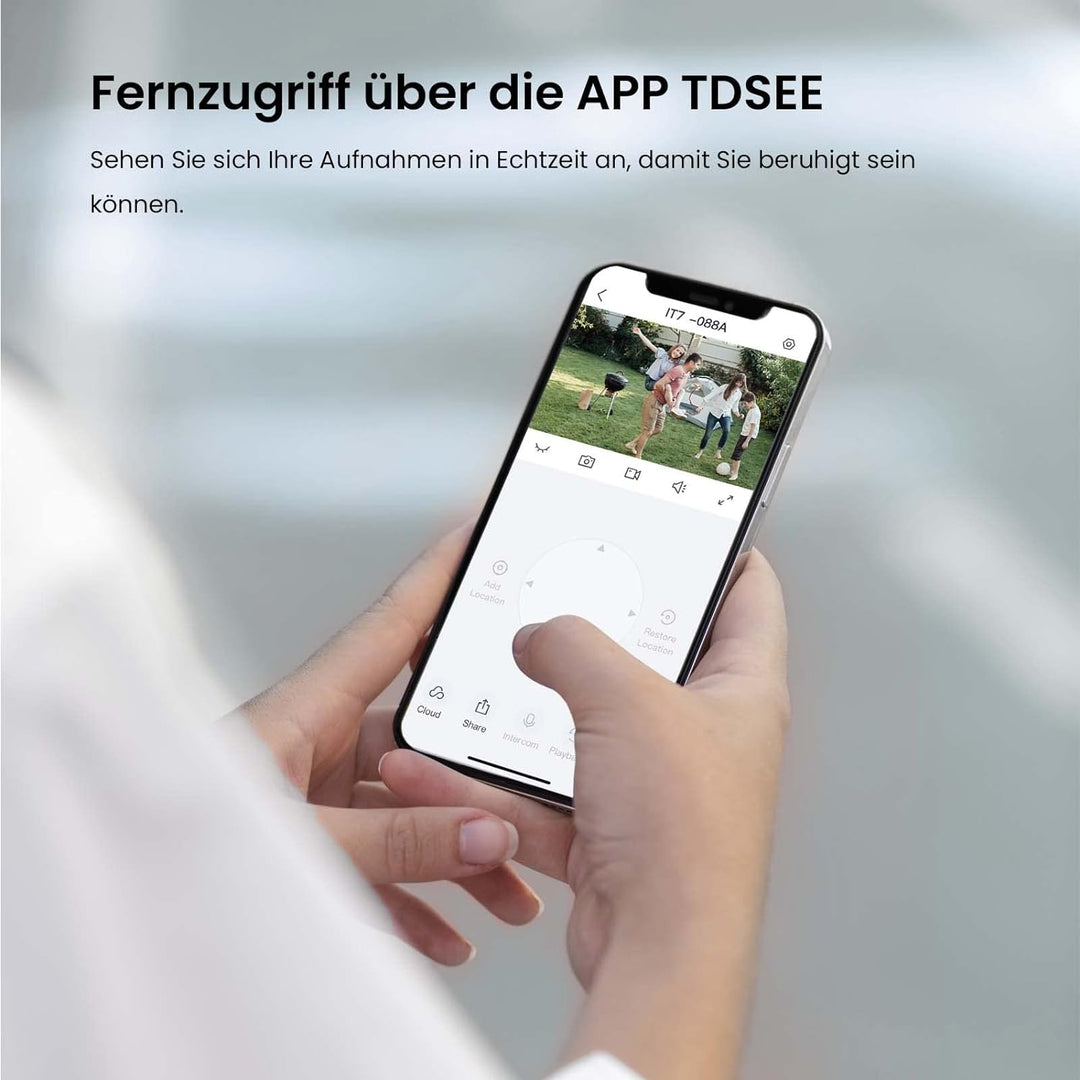 Tenda NVR Überwachungssystem Rekorder 4K, 8CH PoE NVR Recorder, 250m Langstreckenübertragung, H.265+